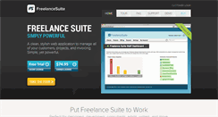 Desktop Screenshot of freelancesuite.com